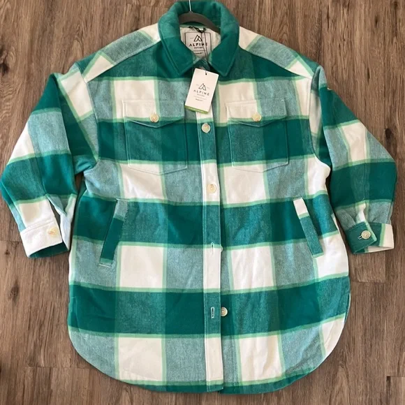 ALPINE DESIGN Women's Aerial Trail Long Wool Shirt Jacket. Size XL and XXL. - Picture 1 of 13